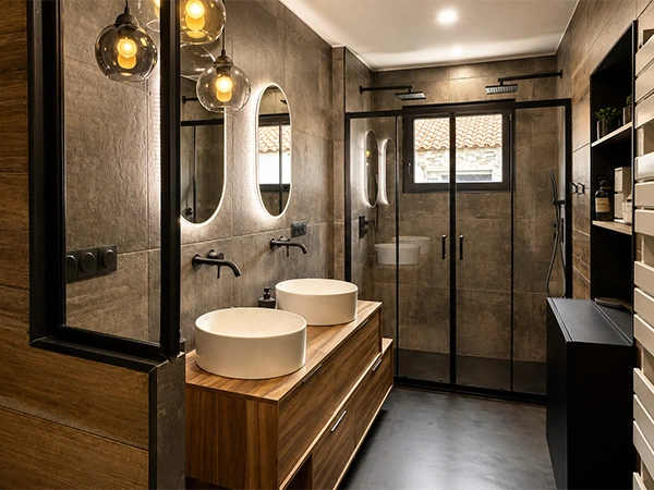Salle de bain après rénovation