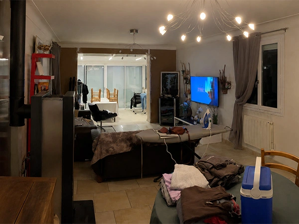 Salon avant rénovation